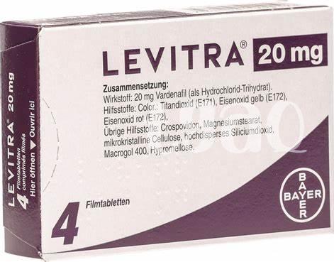 Comparación De Levitra 20mg Con Otros Medicamentos